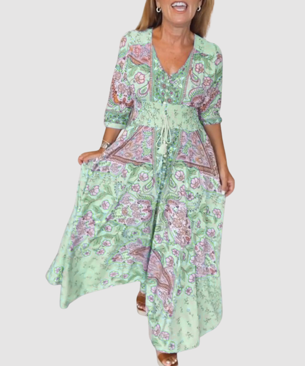Essenz Sophie Relaxed Vacation Maxi Dress