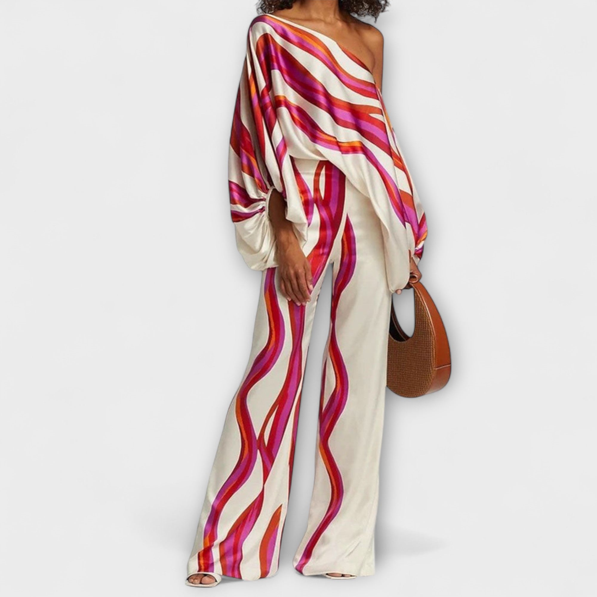 Greta – Elegancki letni komplet dwuczęściowy