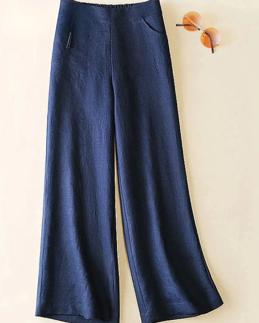 Marcie – Luźne spodnie z wysokim stanem