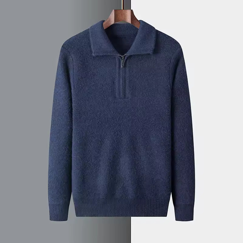 Garda Quarter-Zip – kaszmirowy sweter z półzamkiem od Hansen & Weber