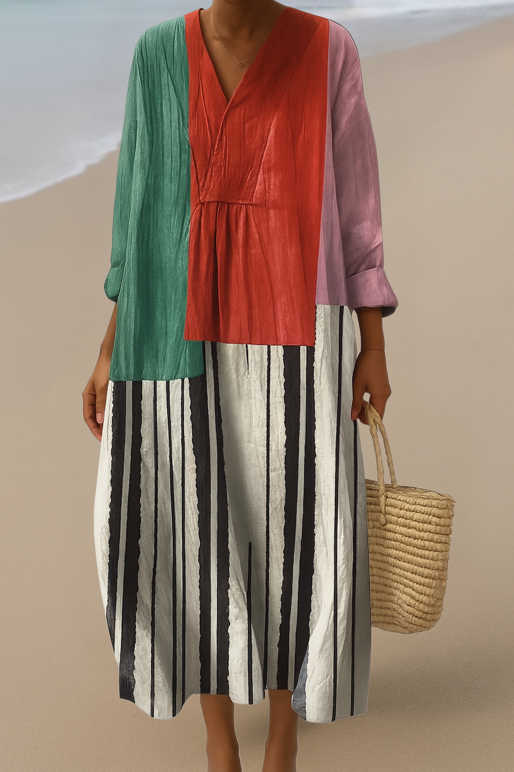 Künstlerisches Maxikleid – Ausdruck Deiner Selbst in Mühelosem Stil