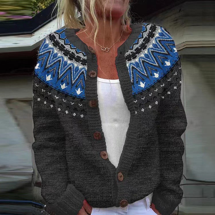 Jade | Vintage Isländischer Cardigan