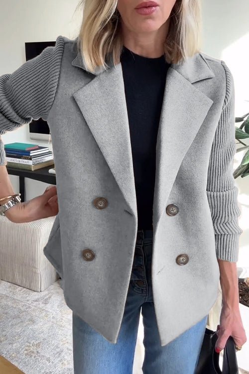 Nita - Eleganter Blazer mit Strickärmeln