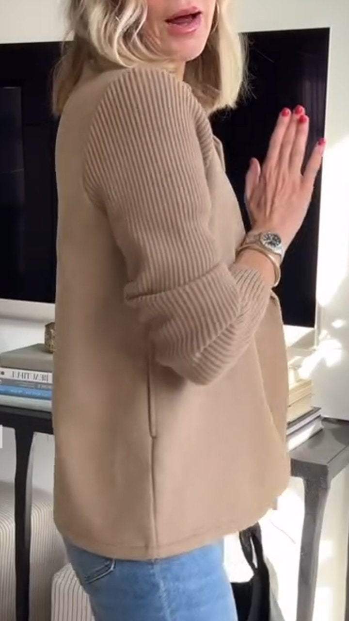 Nita - Eleganter Blazer mit Strickärmeln