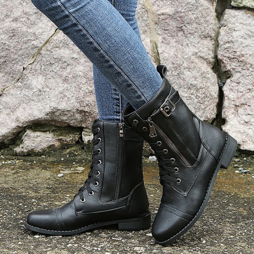 Frankie™ - Damen Orthopädische Lederstiefel