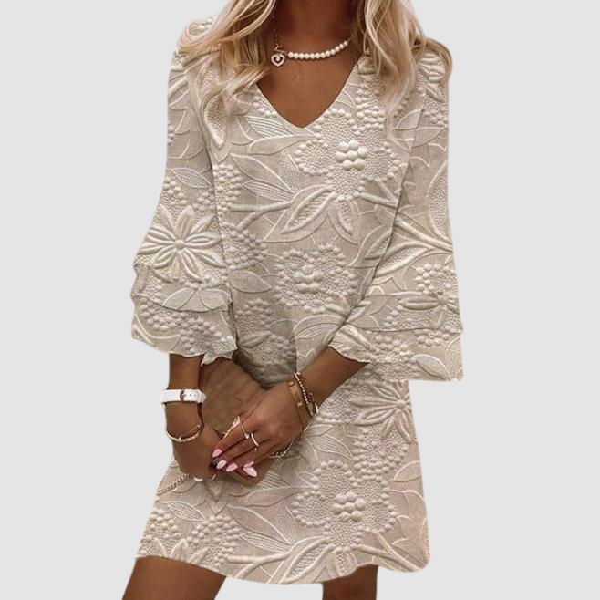 Essenz Jasmine Vibrant A-Line Mini Dress