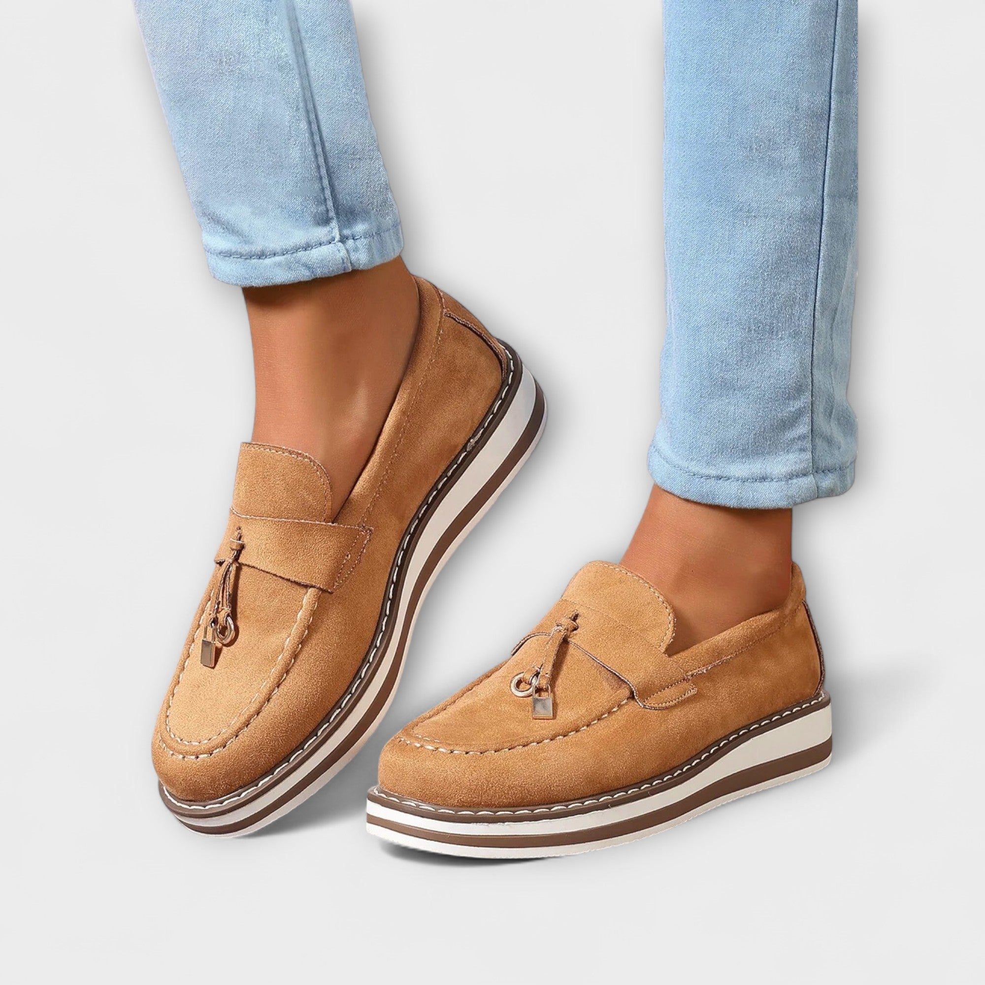 Halo – Casual Loafers z Okrągłym Noskiem