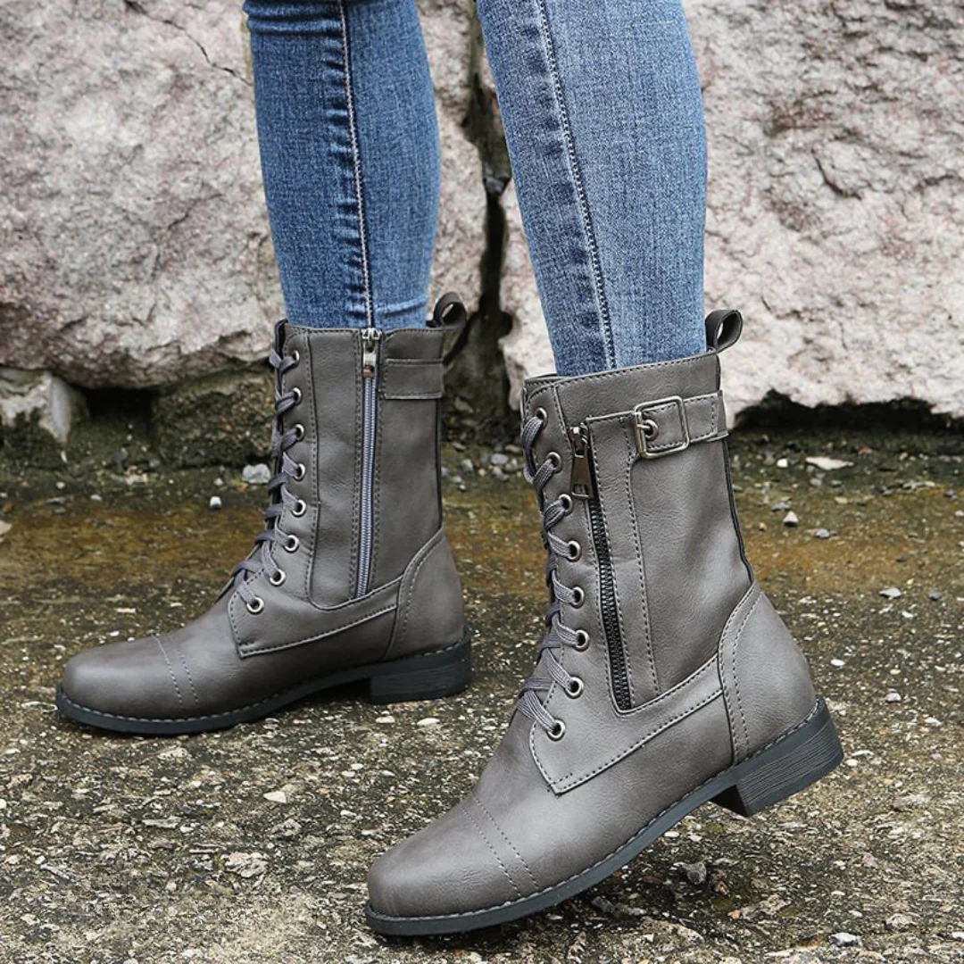 Frankie™ - Damen Orthopädische Lederstiefel