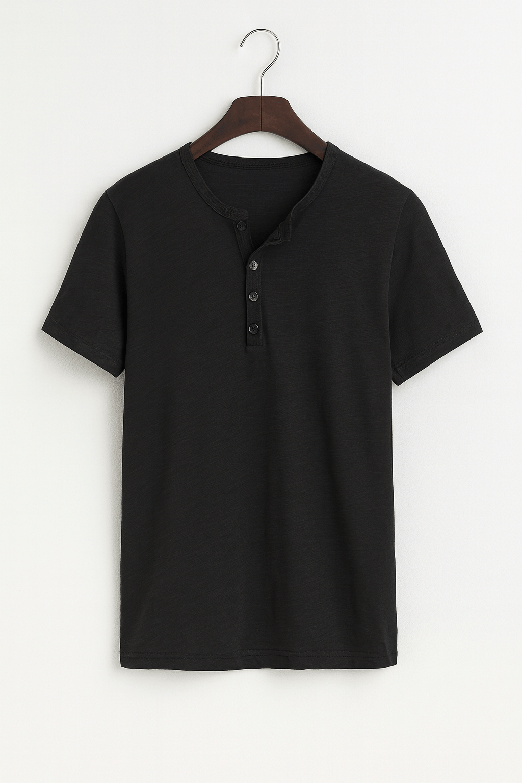 Dirk Henley-Shirt mit Knopfleiste