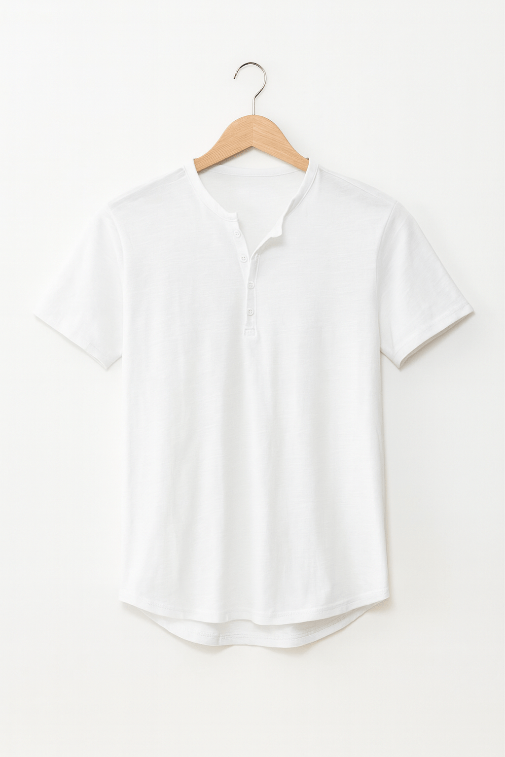 Dirk Henley-Shirt mit Knopfleiste