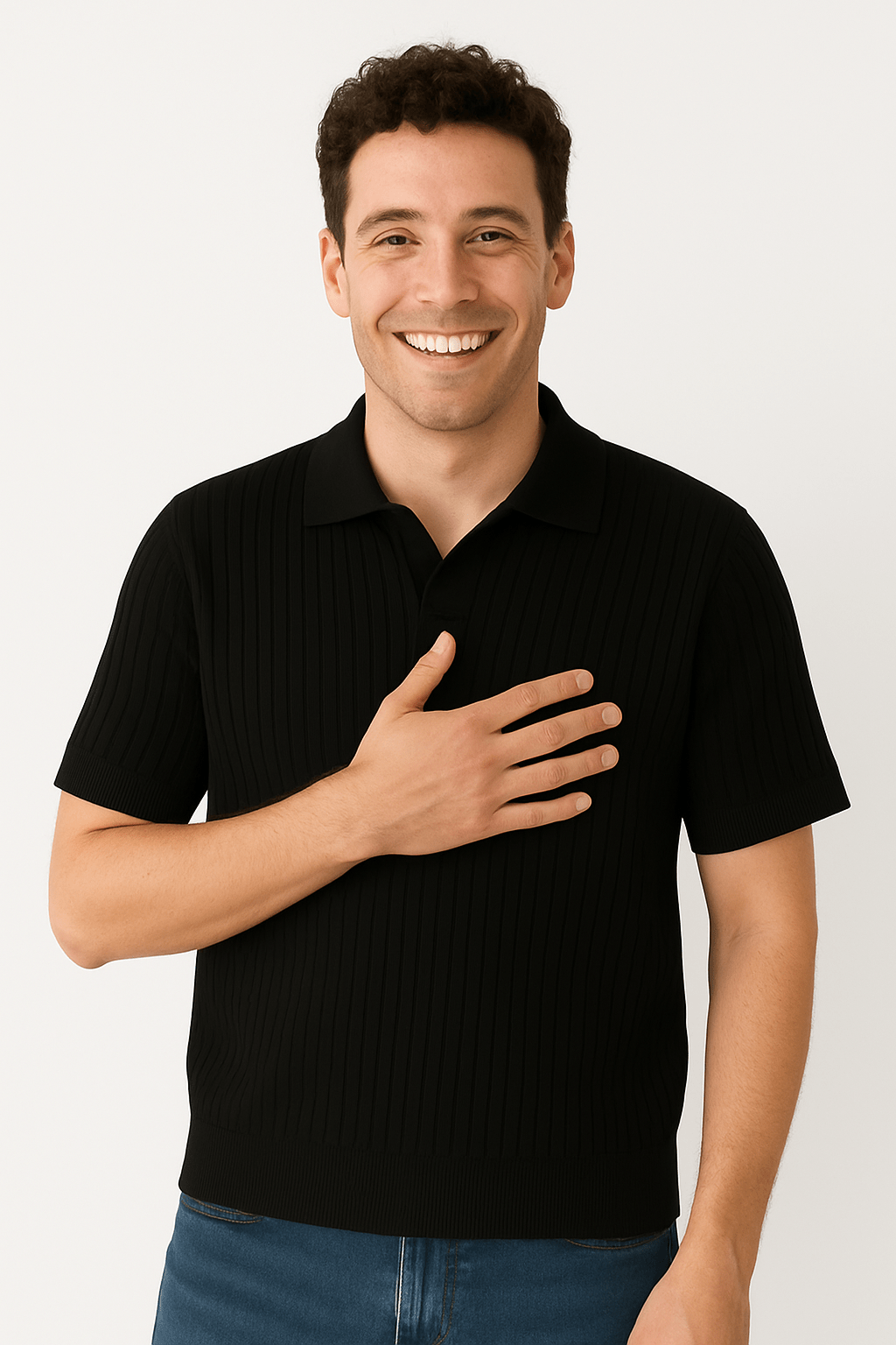 Jozef Strick-Poloshirt mit Kurzarm