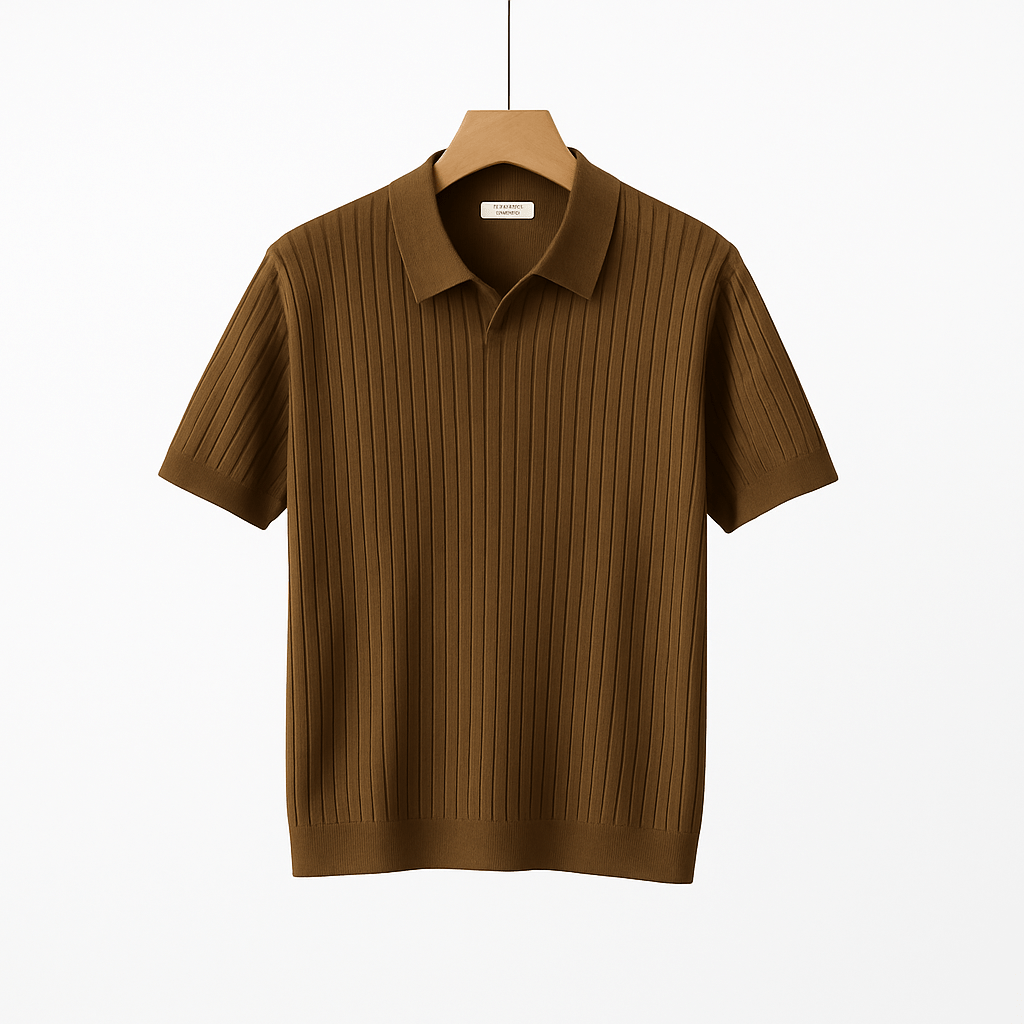 Lucas Strick Poloshirt Herren Kurzarm