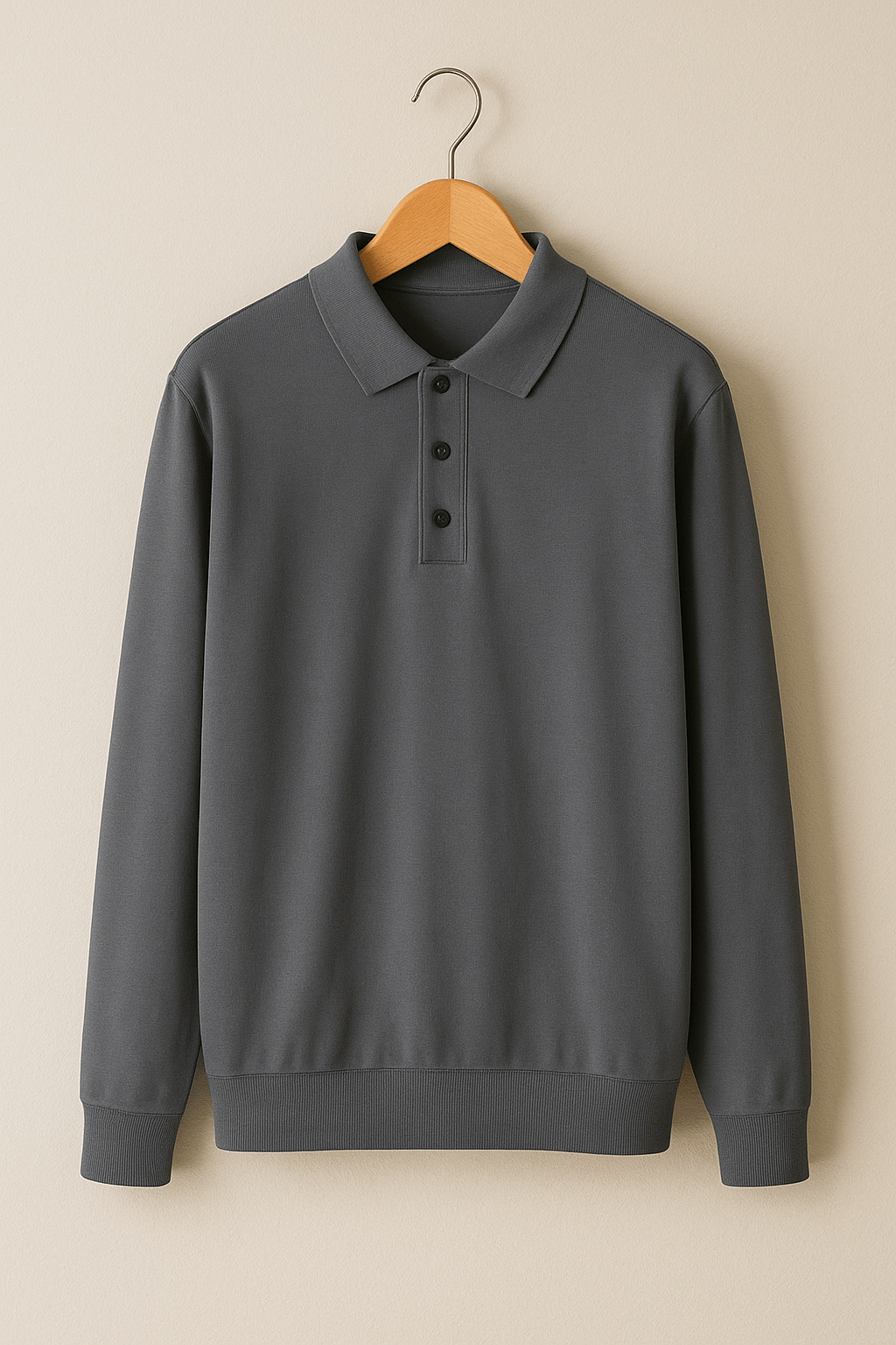 Luke Strick Poloshirt Langarm