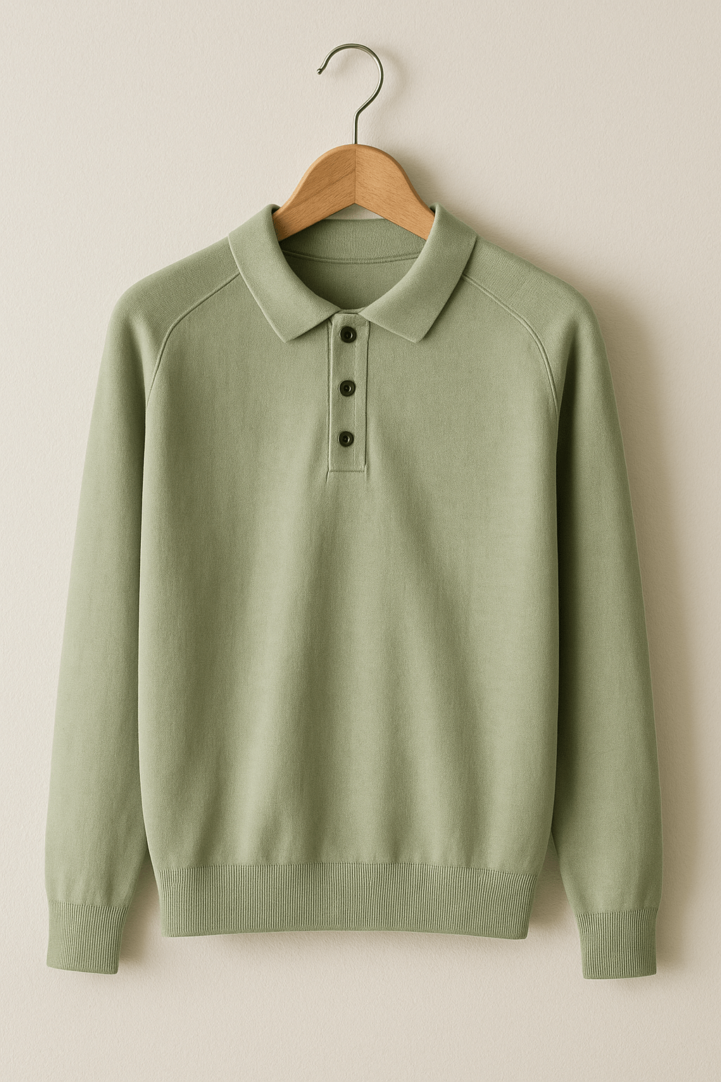 Luke Strick Poloshirt Langarm