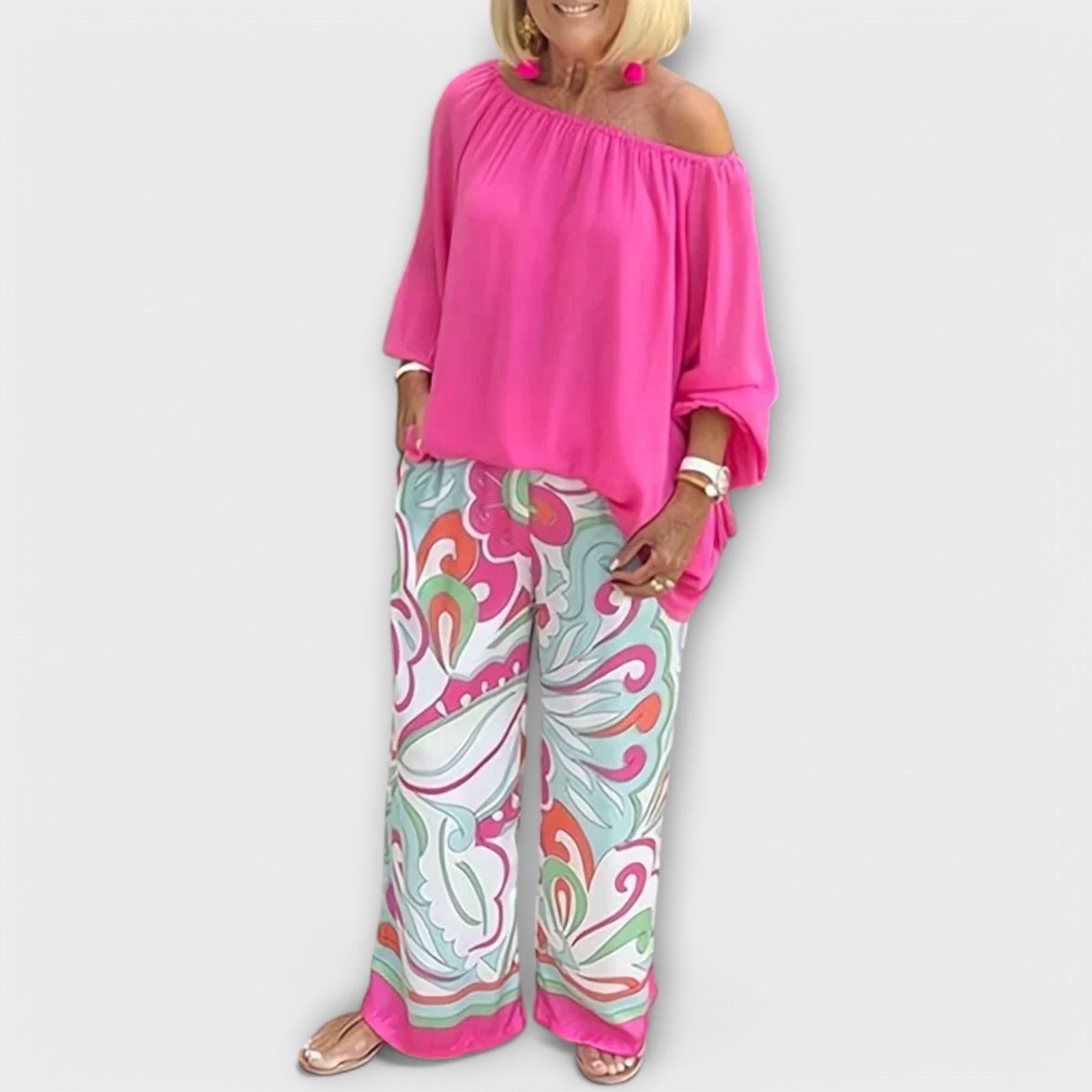 Yesenia – Stylowy dwuczęściowy komplet casualowy